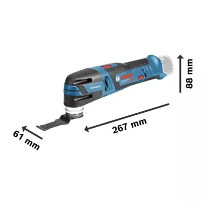 Découpeur-ponceur Bosch Professional GOP 12V-28 + Accessoires - Performant et Compact