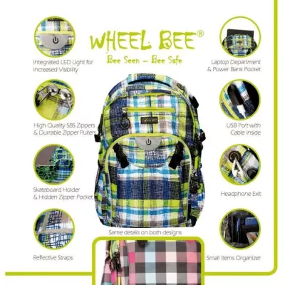 Sac a dos - SCHILDKRÖT - Sac Wheel Bee BACKPACK Generation Z