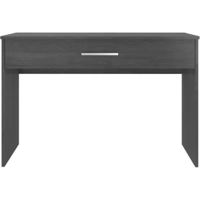 Bureau avec grand tiroir - Mélaminé gris cendré - 110 x 56 x 81,5 cm