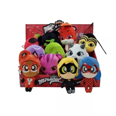 Peluche 15 cm Miraculous Ladybug : Plagg - Doux et adorable