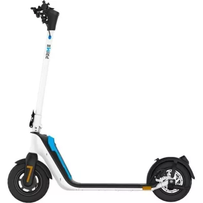 Zoom around town with the White Beeper Electric Scooter!