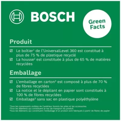 Niveau Laser UniversalLevel 360 Bosch - Alignement parfait en 360°