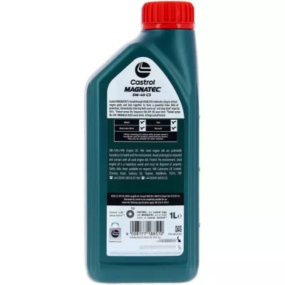 Huile moteur CASTROL Magnatec 5W-40 C3 - 1L - Performances exceptionnelles