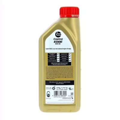 Huile moteur Castrol Edge 10W-60 - 1L, performance et fiabilité