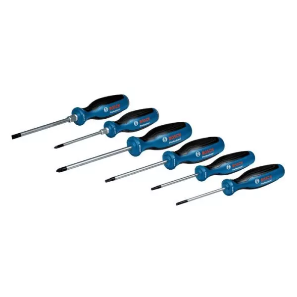 Set of 6 screwdrivers Torx