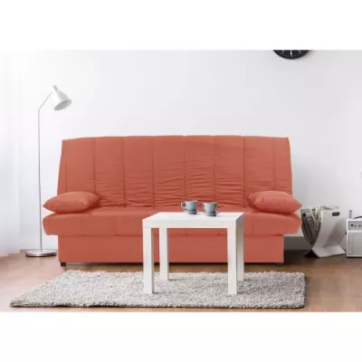 Banquette clic clac 3 places Terracotta - Style Contemporain - MILA