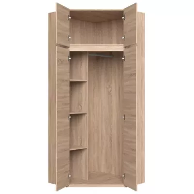 Armoire d'angle ACADEMICA chene sonoma - Compact et Moderne