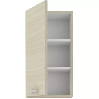 Meuble haut CHAMONIX - Porte battante - Chene - L 40 x P 31 x H 76 cm