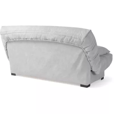 Banquette Clic Clac 3 places - Matelas 17 cm - Gris clair - Responsable Oeko-Tex