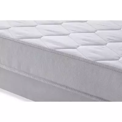 Ensemble Matelas 140x190 cm + Sommier - Qualité Ferme - DEKO DREAM Airflex