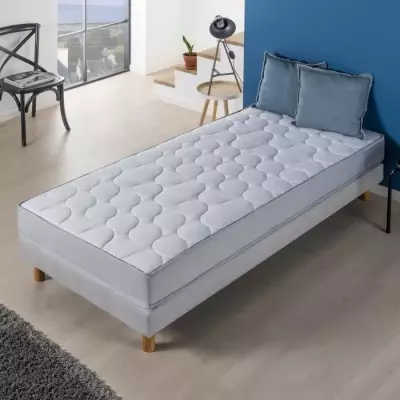 Matelas 90x190 cm - 330 Ressorts ensachés - Confort ferme