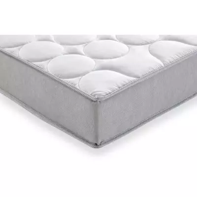 Matelas 90x190 cm - 330 Ressorts ensachés - Confort ferme