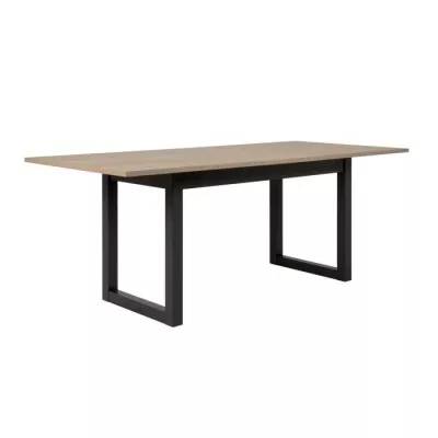 Table à manger extensible DENVER - Chêne Sonoma et anthracite