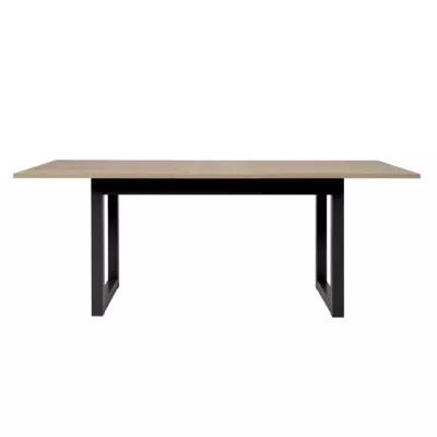 Table à manger extensible DENVER - Chêne Sonoma et anthracite