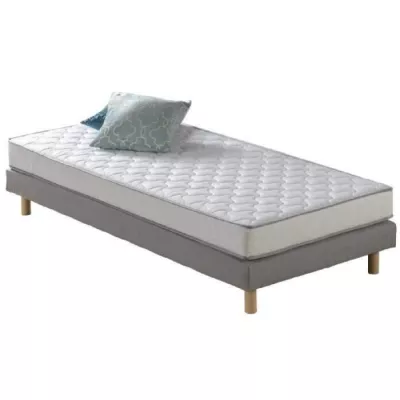 Matelas 90x190 cm - Mousse - Ferme 14 cm - 5 zones de confort - DEKO D