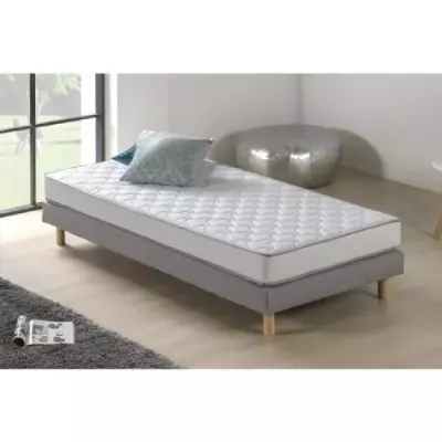 Matelas 70x140 cm HAHTUVA - Mousse - Ferme - 14 cm - 5 zones - DEKO DR