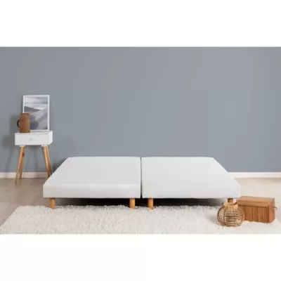 DEKO DREAM Rakenne - Sommiers tapissiers a lattes x 2 - 180 x 200 - Bo