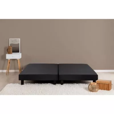 DEKO DREAM Rakenne Lot de 2 Sommiers tapissiers a lattes 180 x 200 cm