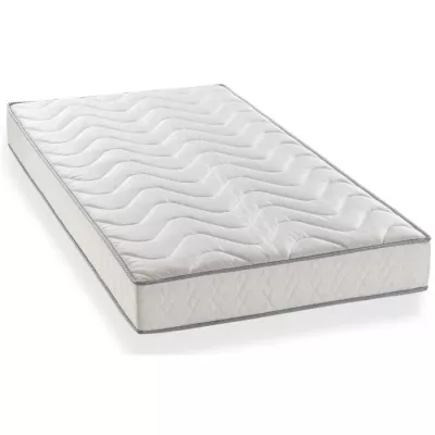 Ensemble matelas + sommier UNELMA 90 x 190 - 5 zones et mémoire de fo