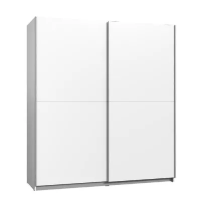 Armoire 2 portes coulissantes - Panneaux de particules - Blanc - L 170