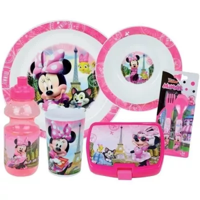 Disney Minnie Kit Lot - FUN HOUSE - 006377 - Glass, Plate Cre