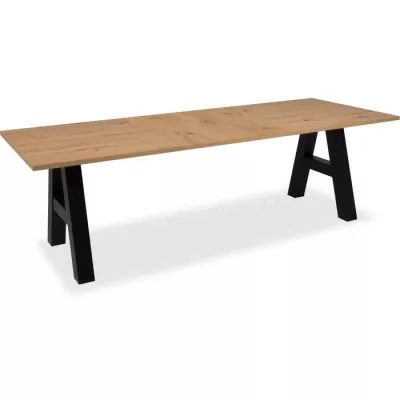 Table a manger GRANADA extensible - Style Industriel - 6/10 personnes