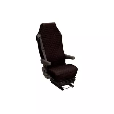 Housse Universelle pour Siege Camion Coton Matelassé Noir