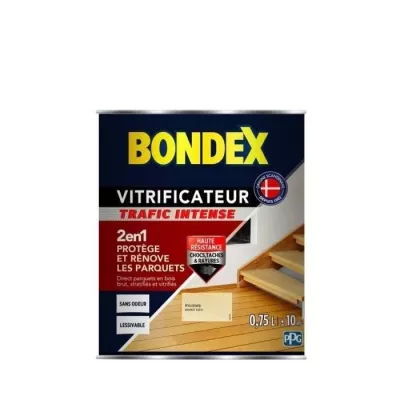 Vitrificateur Satin BONDEX pour Proteger et Rénover les Parquets et E