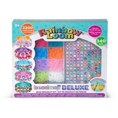 Coffret - BANDAI - Rainbow Loom Beadmoji Deluxe - CD0124, pour faire u