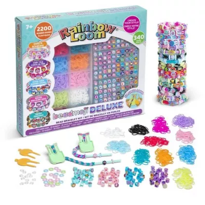 Coffret - BANDAI - Rainbow Loom Beadmoji Deluxe - CD0124, pour faire u