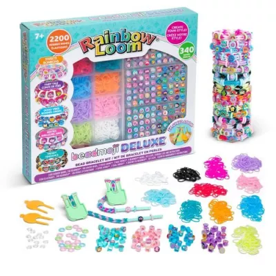 Coffret - BANDAI - Rainbow Loom Beadmoji Deluxe - CD0124, pour faire u