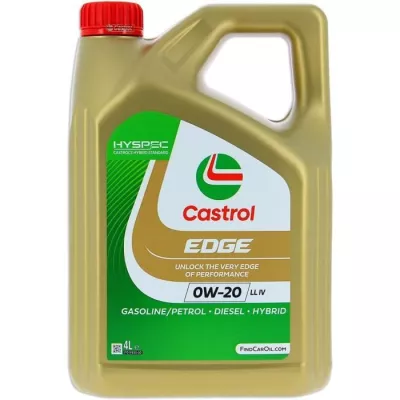 Huile moteur - CASTROL - EDGE 0W-20 LL IV - 4L