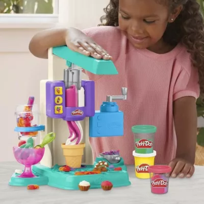 Play-Doh coffret Mes glaces arc-en-ciel avec pâte a modeler