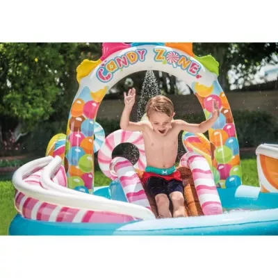 Inflatable play area - INTEX - Kingdom of candy - 168 / 206 Liter