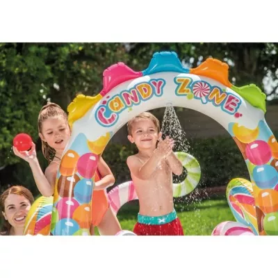 Inflatable play area - INTEX - Kingdom of candy - 168 / 206 Liter