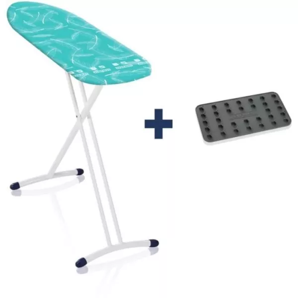 LEIFHEIT Table a repasser AirBoard L Solid Shoulder 72698 Leifheit planche a repasser 130 x 38 cm hauteur réglable + repose-fer