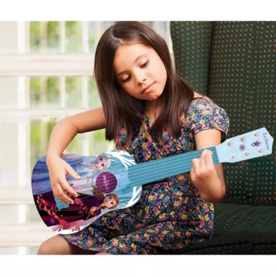 Lexibook - Guitare enfant Reine des Neiges - Bleu - 53cm