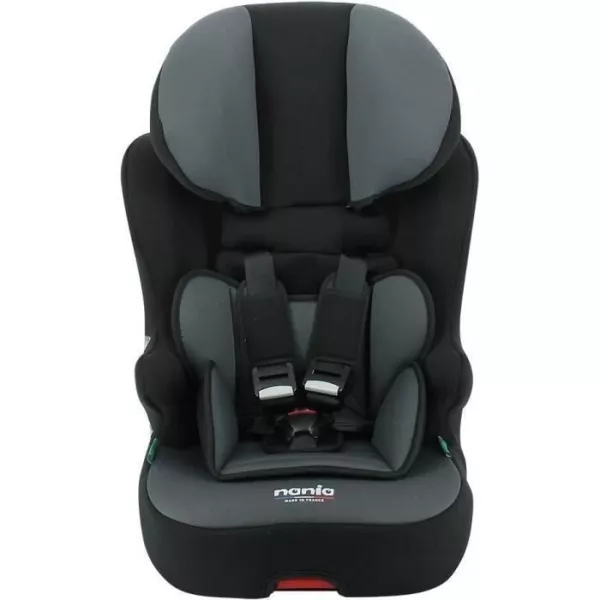 NANIA Siege auto isofix RACE I FIX, Groupe 1/2/3, de 3 a 10 ans, 9-36 kg, 76-140 cm R129 – Tetiere réglable - Base inclinable