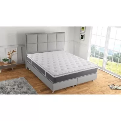 NUVOLA - Matelas - 140 x 190 cm - Epaisseur 27 cm - Ressorts - Surmate