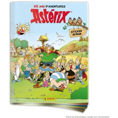 Album - PANINI - Astérix (65eme anniversaire) - 264 stickers, brillan