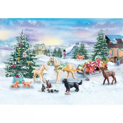 Calendar of Advent PLAYMOBIL - Equestrian - The magic of Christmas - 24 su