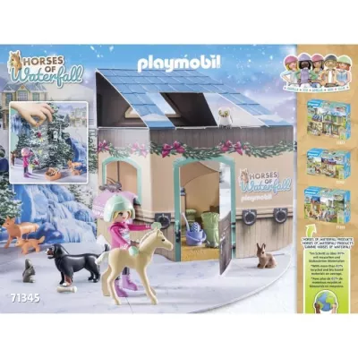 Calendar of Advent PLAYMOBIL - Equestrian - The magic of Christmas - 24 su