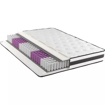 POCKET - Matelas - 140 x 190 cm - Epaisseur 24 cm - Ressorts ensachés