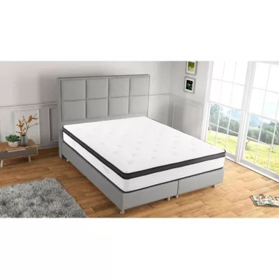 POCKET HYBRID - Matelas - 160 x 200 cm - Epaisseur 30 cm - Ressorts en