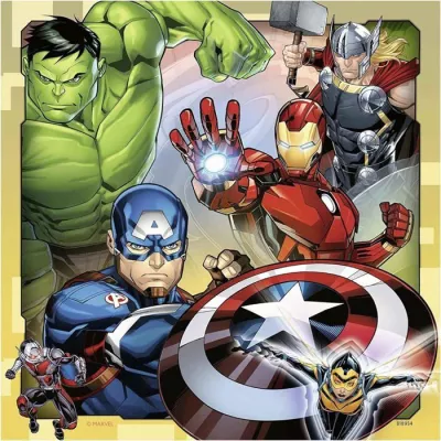 AVENGERS Puzzles 3x49 pieces - Les puissants Avengers - Ravensburger -