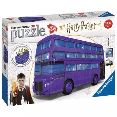 Puzzle 3D Magicobus Harry Potter - Ravensburger - Véhicule 216 pieces