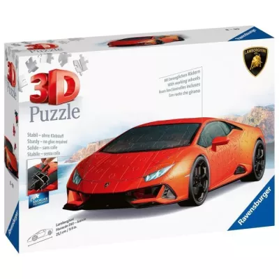 3D Puzzle Lamborghini Huracán EVO Orange Edition - Vehicles and engi