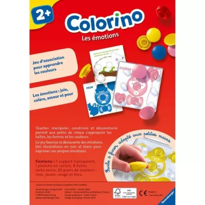 Colorino Les émotions - Jeu éducatif - Apprentissage des couleurs -