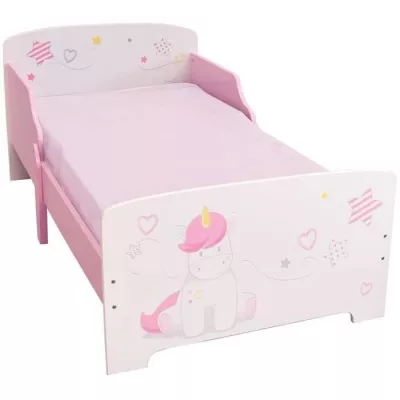 Fun House Licorne lit 140x70 cm avec lattes pour enfant