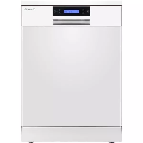 Lave-vaisselle pose libre BRANDT LVC144IW - 14 couverts - Induction - L60cm - 44dB - Blanc